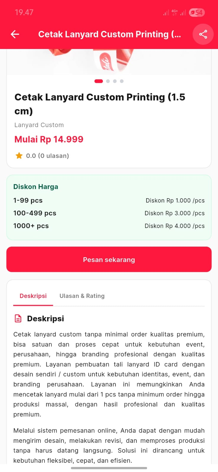 Pilih Produk
